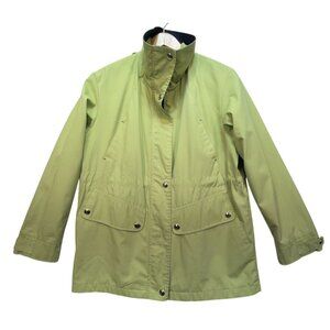 Mackintosh Womens New England Jacket L Green Nautical Liner